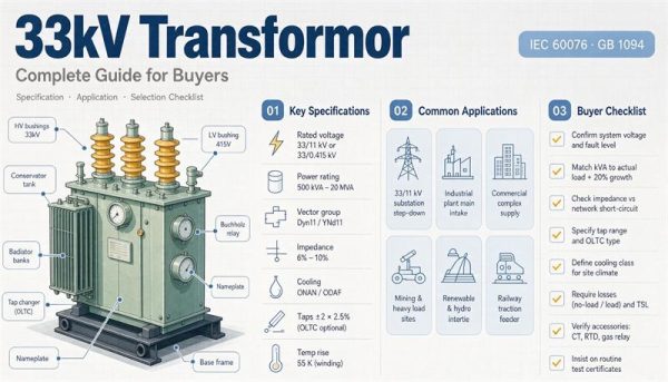 33kV Transformer: Complete Guide for Buyers (2026)