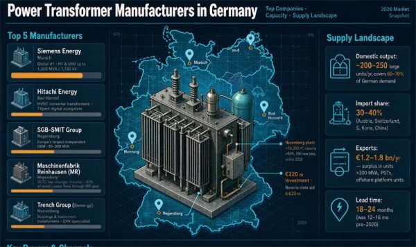 Power Transformer Manufacturers in Germany