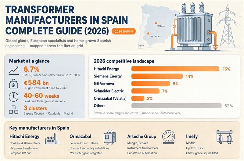 Transformer Manufacturers in Spain