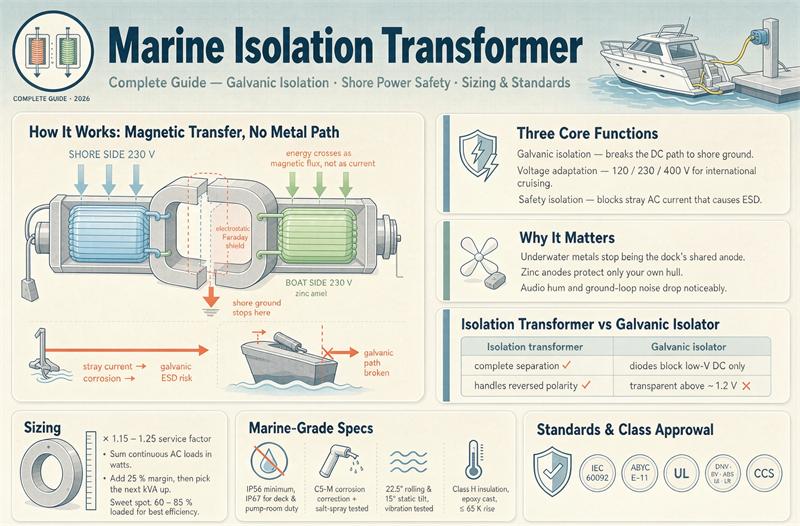Marine Isolation Transformer