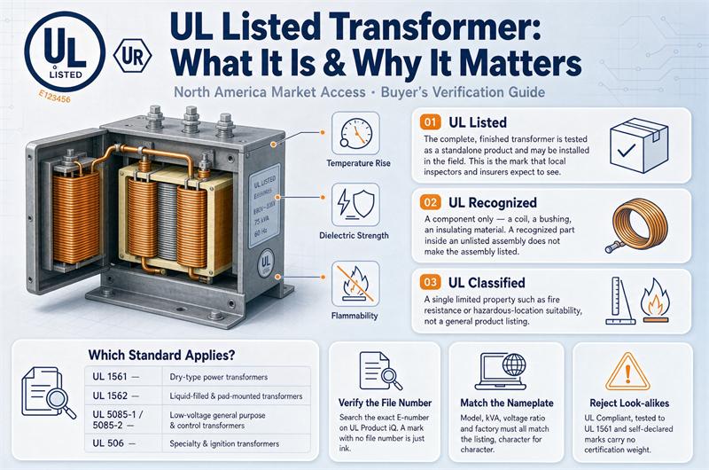 UL Listed Transformer