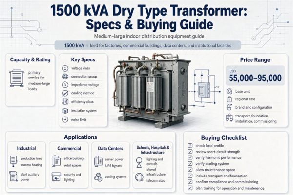 1500 kVA Dry Type Transformer
