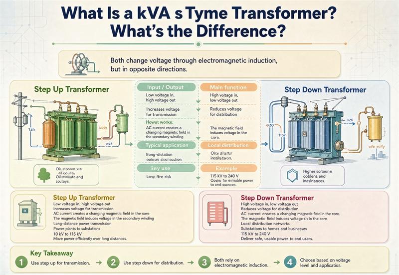 Step-Up vs Step-Down Transformer