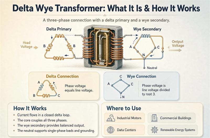 Delta Wye Transformer