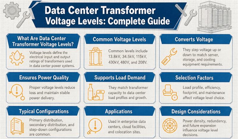 Data Center Transformer Voltage Levels