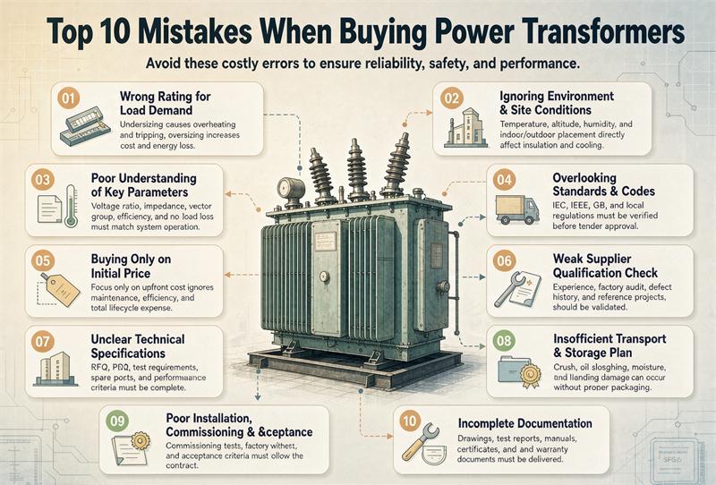 Top 10 Mistakes When Buying Power Transformers