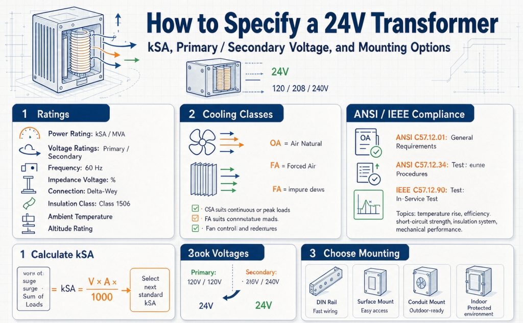 How to Specify a 24V Transformer