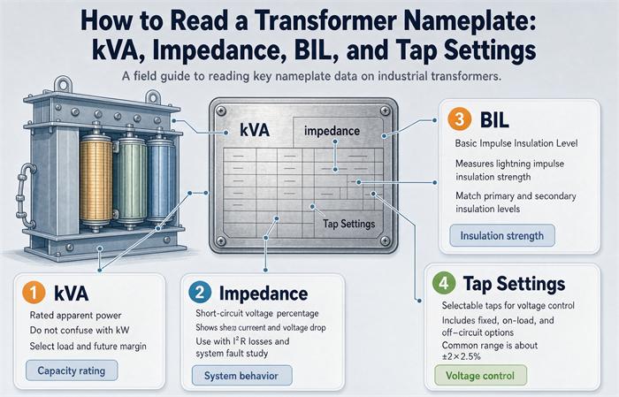 How to Read a Transformer Nameplate