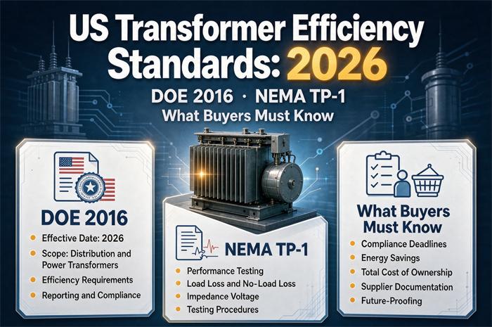 US Transformer Efficiency Standards 2026