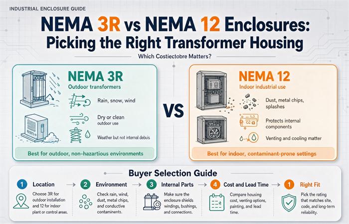 NEMA 3R vs NEMA 12 Enclosures