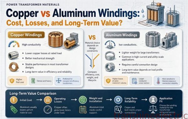 Copper vs Aluminum Windings