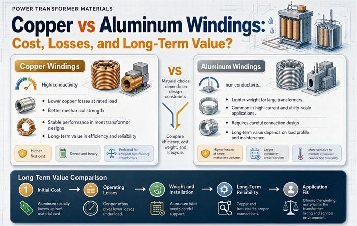 Copper vs Aluminum Windings