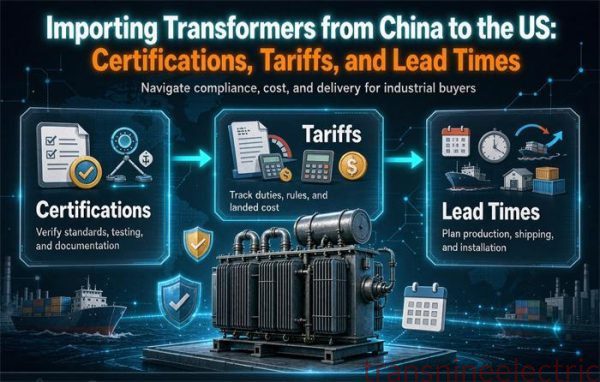 Importing Transformers from China to the US
