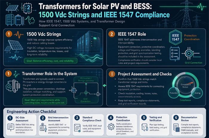 Transformers for Solar PV and BESS