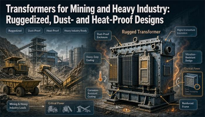 Transformers for Mining and Heavy Industry